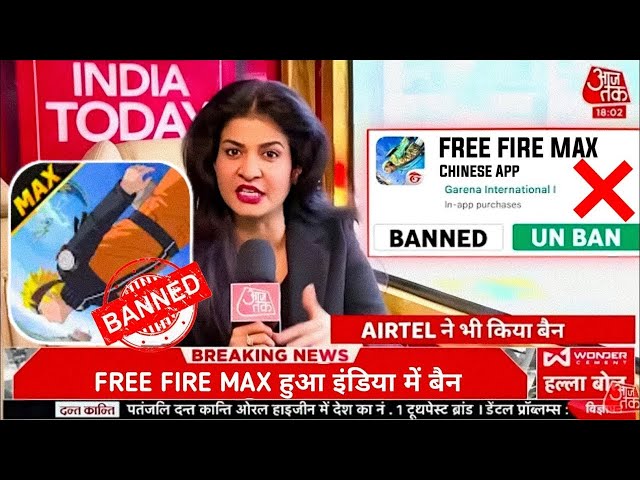 😭 Free Fire Max Ban In India 😱 Free Fire Max Ban News 🤯 119 App Ban List 2025