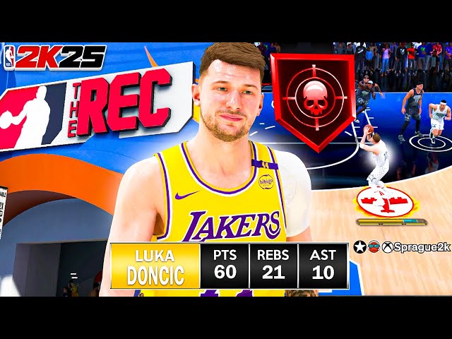 This LUKA DONCIC "BULLY GUARD" BUILD is UNSTOPPABLE in RANDOM REC on NBA 2K25!