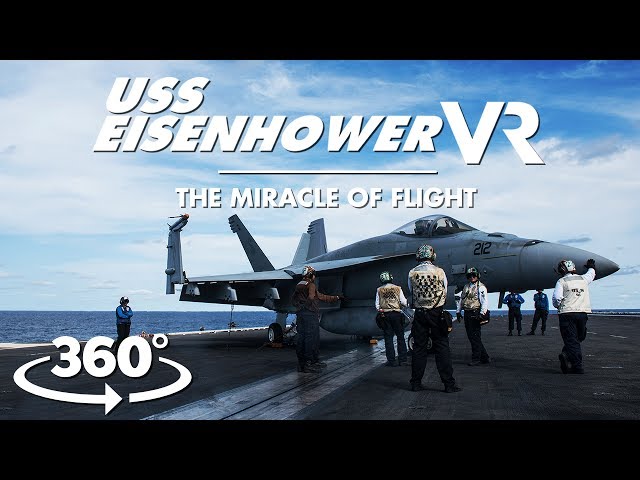 Experience aircraft carrier flight ops, active combat training for first time in VR