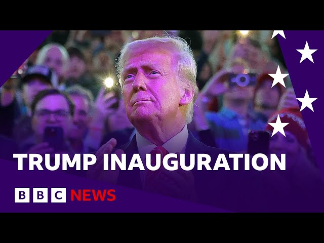 Donald Trump’s inauguration set to take place | BBC News