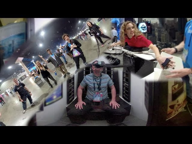 Future Virtual Reality Tech!! / VRLA 2018 (360°)