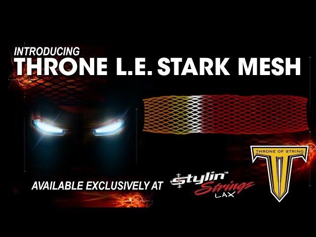 Part 1 Exclusive LE Stark #Lacrosse Mesh from Throne and Custom Dye Job by SSLAX Part 1