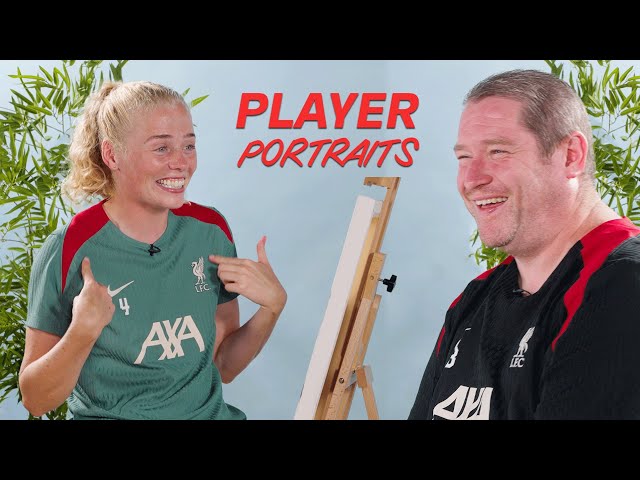 Art, Football & Management In Player Portraits Challenge | Liverpool FC Women