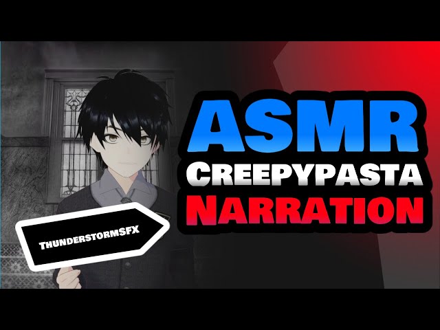 ASMR Creepypasta Reading Horror Story Narration WITH thunderstorm sounds