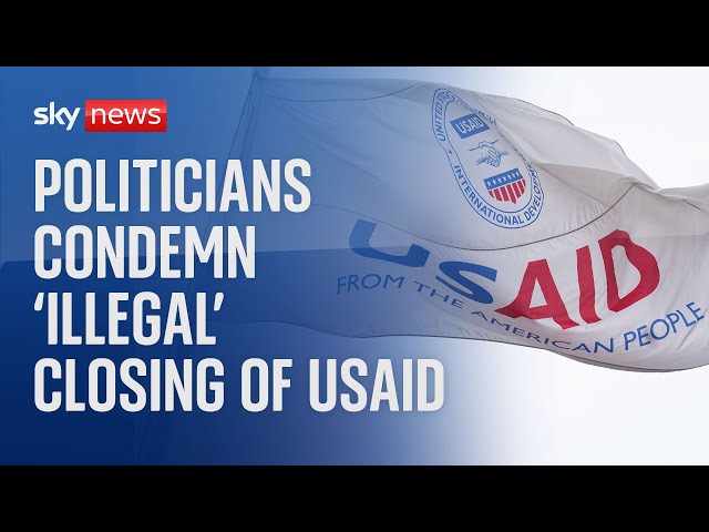 USAID briefing as Donald Trump 'shuts down' agency