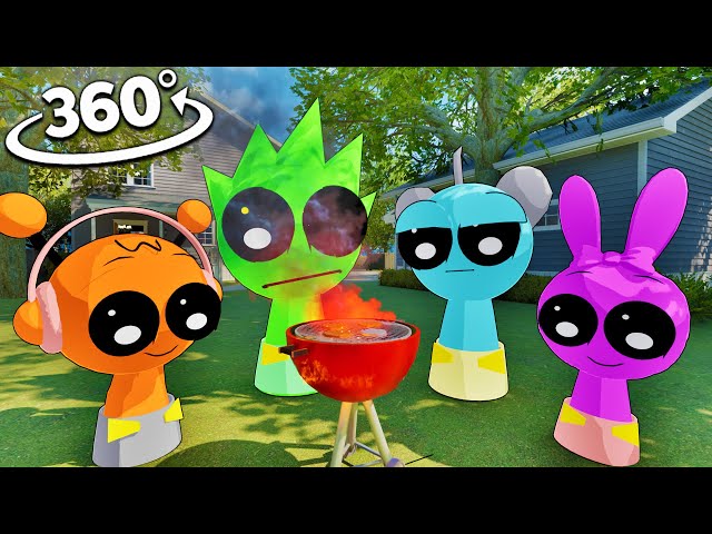 360° Incredibox Sprunki | Baby Sprunki react Sinner Edition But WITH LOVE SUS MOD! 4K VR Part 3