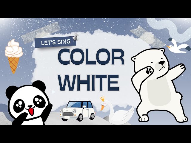 Color White Song – Fun Learning for Kids!@marosan-369