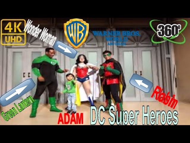 360 Video  | Warner bros. World Abu Dhabi | DC Super Heroes in Training | P1