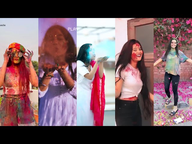 Holi Reels Video 2022 | New Trending Instagram Reels Video | Holi Song | Tik Tok Holi Video