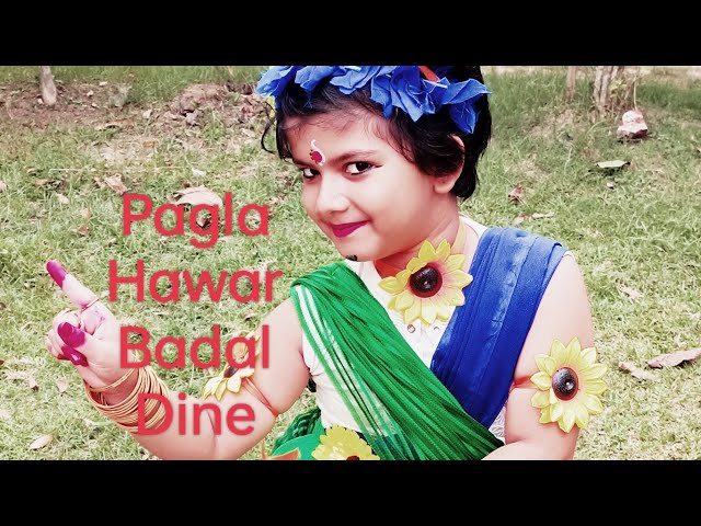 Pagla Hawar Badal Dine - Rabindra Sangeet -  Pagla Hawar Badol Dine Dance By -  #Bindass Mrinmoyee