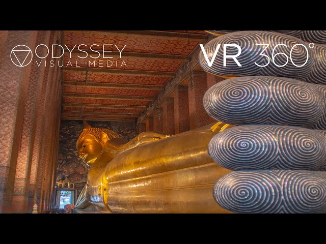 Wat Pho Bangkok Virtual Tour VR 360° Travel Experience Bangkok บางกอก ประเทศไทย Buddha Phra Po