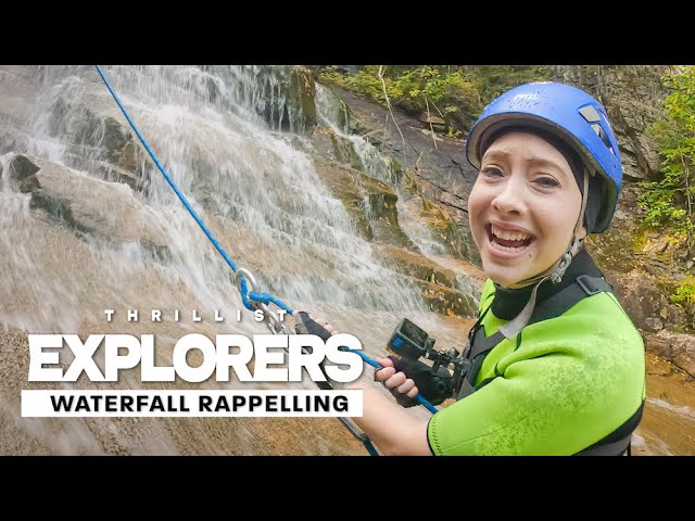 Go Rappelling Down a 100 Foot Waterfall in New Hampshire | Thrillist Explorers