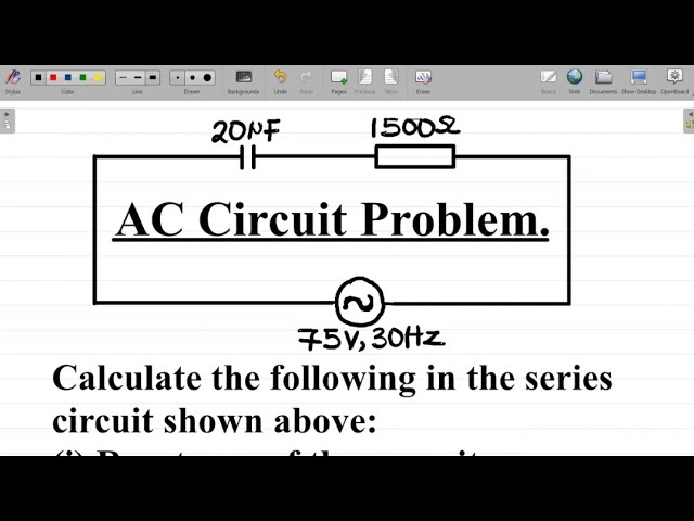 AC Circuit Physics Tutorials - Questions and Answers on Physics Alternating Current Circuit.