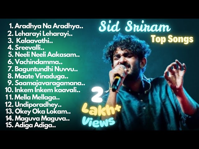 Sid Sriram Top songs #latest #song #love #rccvlogs #movie #romantic