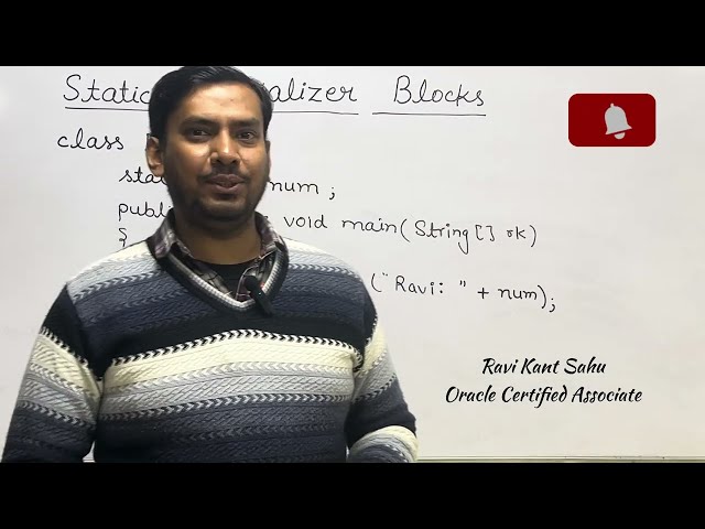 ⚡Static Initializer Block in Java | Understanding static Block | Java Tutorial | Lec-16JavaGuru Ravi