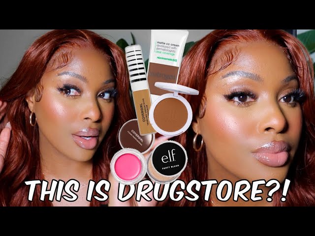 GRWM || FLAWLESS DRUGSTORE MAKEUP TUTORIAL | the BEST affordable makeup for oily AND acne prone skin