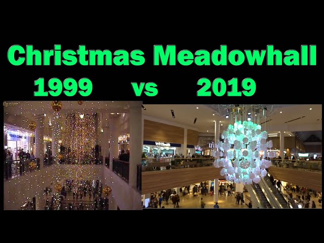 Meadowhall Christmas Lights 1999 vs 2019 - Sheffield Down Memory Lane, Then Vs Now