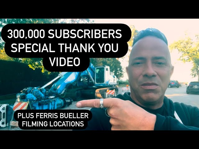 300K Subscribers Thank You! PLUS Your Hole is Our Goal and Ferris Bueller Filming Locations