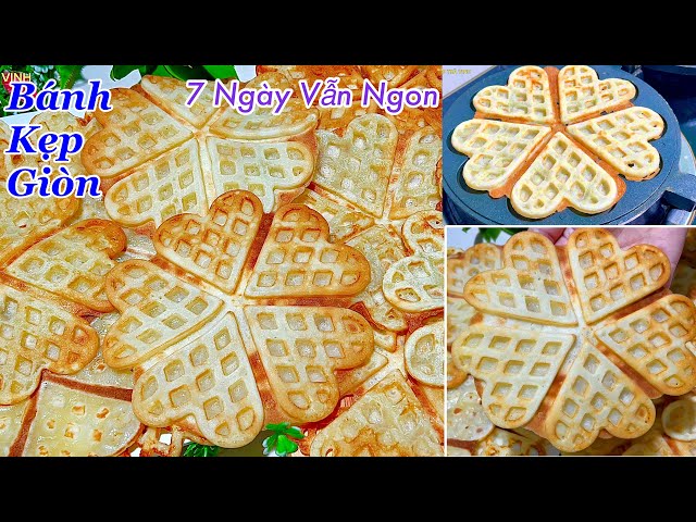 Cách làm BÁNH KẸP Nước Cốt Dừa truyền thống Giòn Béo Thơm Ngon- Traditional baked cakes