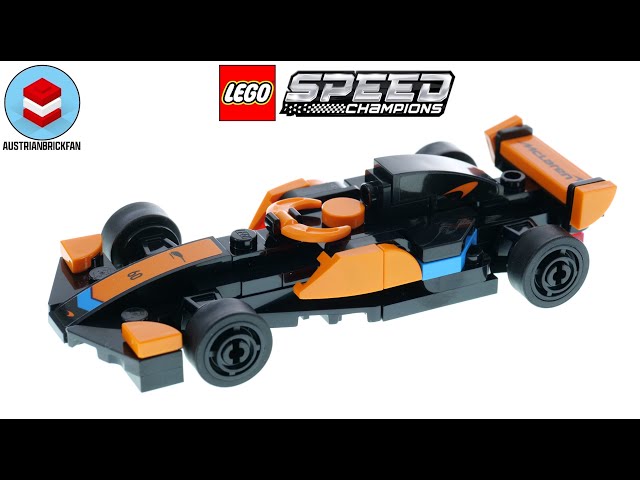 LEGO Speed Champions 30683 McLaren Formula 1 Car Speed Build Review