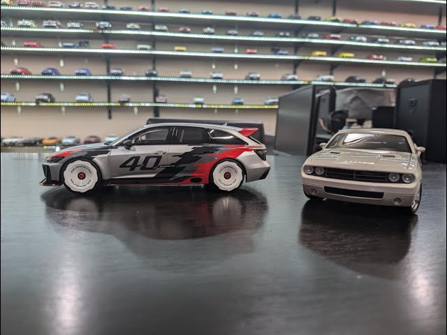 1:18 Diecast Review Unboxing Dodge Challenger & Audi RS6 GTO Concepts #diecast #review #model cars