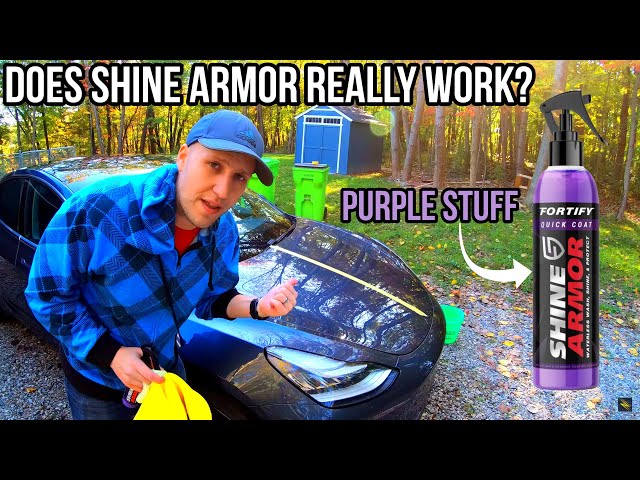 Shine Armor Ceramic Coating Test and Review | Waterless Wash | Shiny Paint |