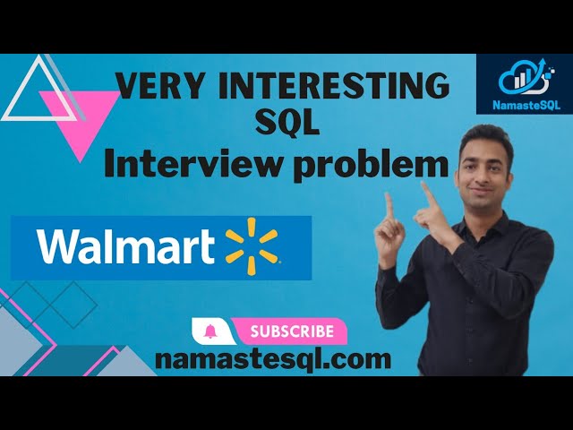 Walmart Labs SQL Interview Question for Senior Data Analyst Position | Data Analytics