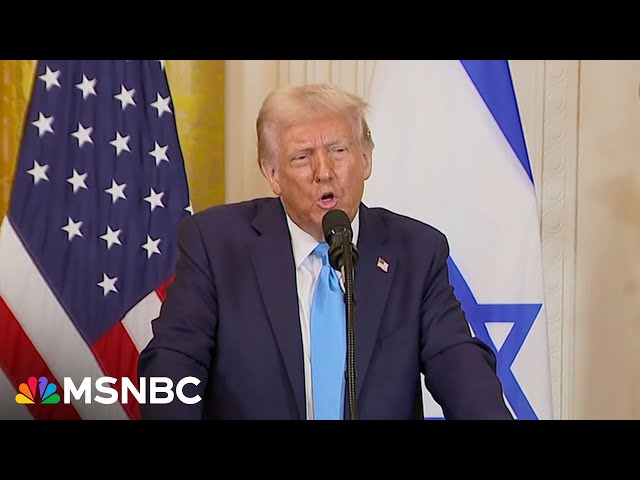 BREAKING: Trump says U.S. 'will take over the Gaza Strip’ in joint press conference with Netanyahu