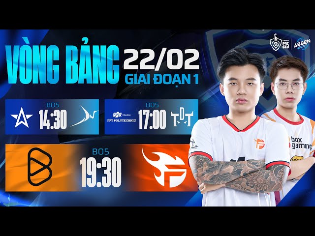 🔴 TRỰC TIẾP: BOX GAMING vs FPT X FLASH - GĐ1 | ABBEN ENERGY ĐTDV MÙA XUÂN 2025 | 22/02