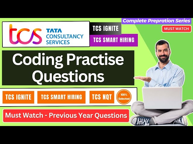 TCS Ignite and Smart Coding practice Questions | TCS Ignite Exam Questions Prepration |TCS Exam 2025