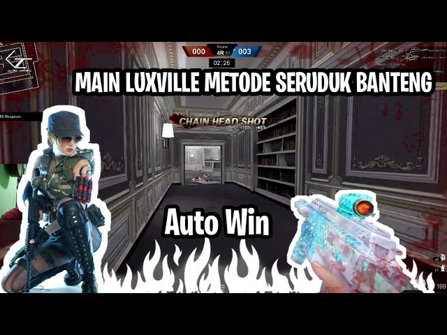 MAIN LUXVILLE METODE SERUDUK BANTENG, AUTO WIN - GAMEPLAY POINT BLANK ZEPETTO INDONESIA