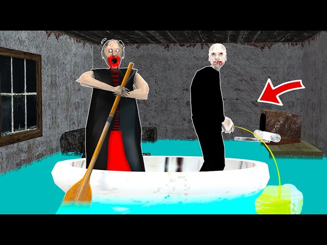 Granny Vampire vs Grandpa Vampire Flood in Granny's house - funny horror animation parody