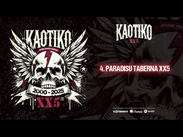 KAOTIKO "Paradisu Taberna XX5" (Audiosingle)