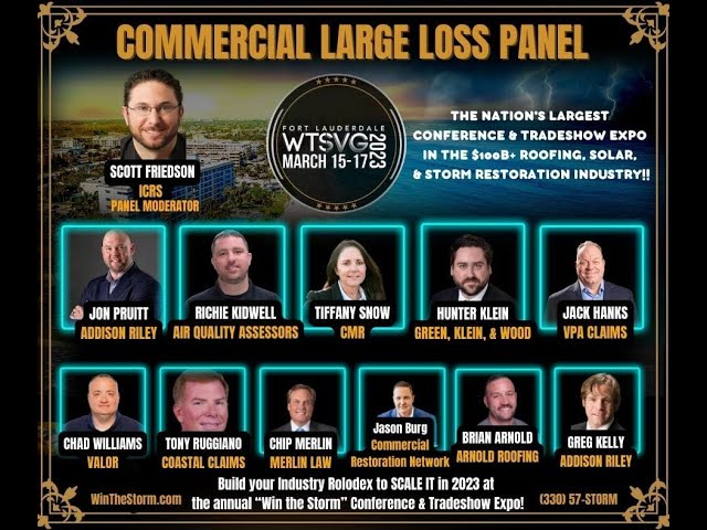 Commercial Large Loss Panel - Win The Storm National Conference