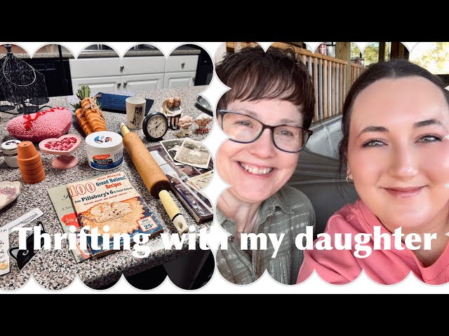 Thrifting with my Daughter | Decorate with me | Styled Vintage Finds | Shop Local