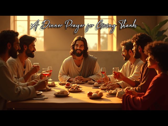 A Dinner Prayer for Giving Thanks