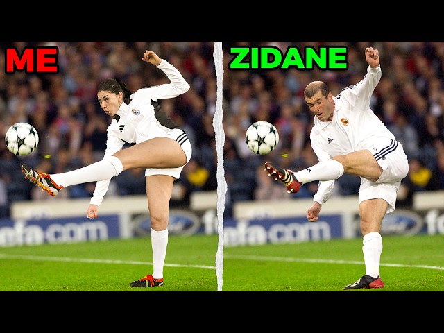 I Recreated Zidane's Best Goals vs Luca Zidane