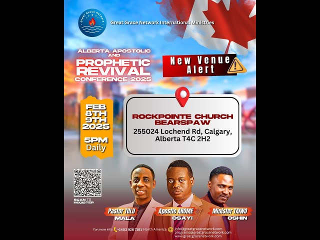 ALBERTA APOSTOLIC AND PROPHETIC REVIVAL CONFERENCE 2025 | DAY 1 | APOSTLE AROME OSAYI| 8TH FEB. 2025