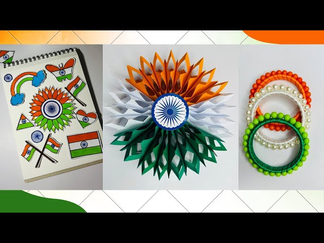 Republic Day Craft Ideas || Tricolor Craft Ideas || Easy Republic Day School Craft || School Poject