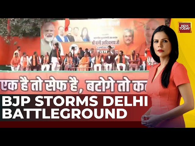 Election Unlocked With Preeti Choudhry: BJP Big Guns Enter Delhi Dangal As AAP And Congress Respond