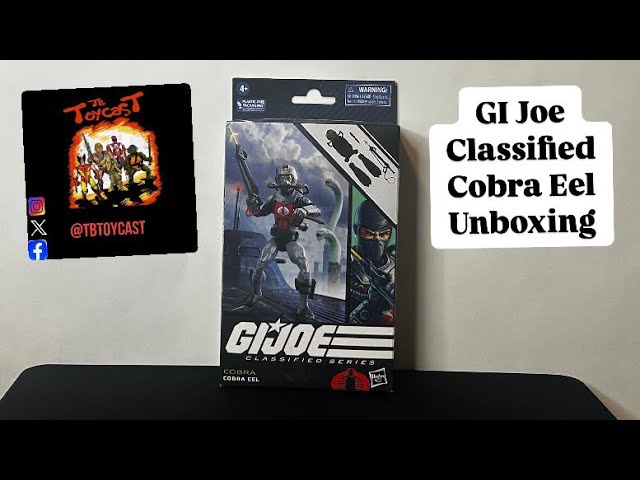 GI Joe Classified Cobra Eel Unboxing