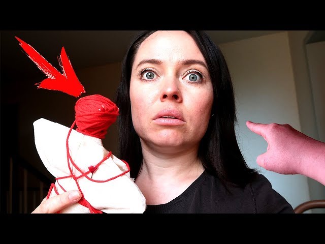 DO NOT MAKE COOKIE MONSTER VOODOO DOLL AT 3 AM CHALLENGE!! (LIT ON FIRE!!)