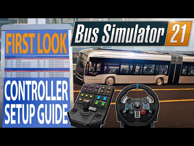 ep.1 FIRST LOOK - G29 + Saitek Side Panel Controller Setup  | PREVIEW Bus Simulator 21 Gameplay