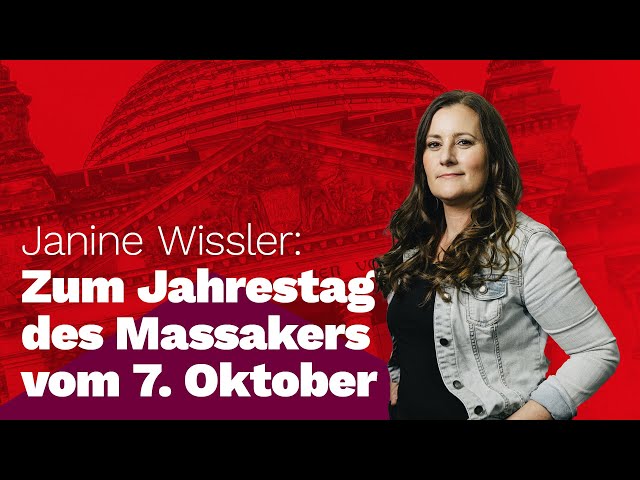 Janine Wissler zum Jahrestag des Hamas-Massakers vom 7. Oktober