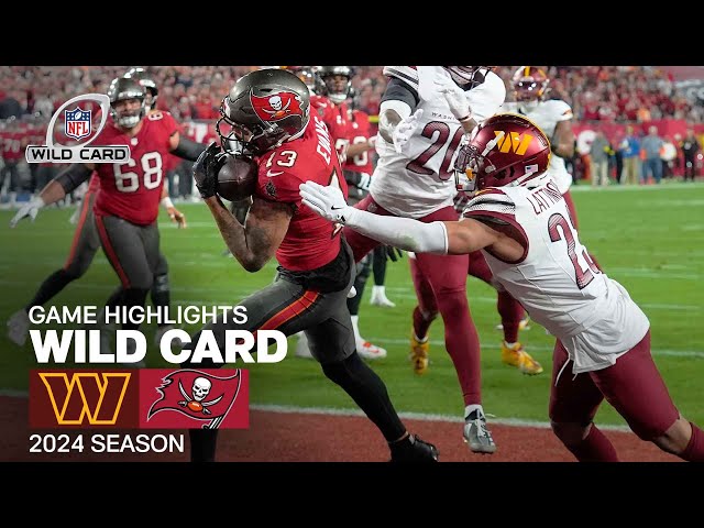 Washington Commanders vs. Tampa Bay Buccaneers Game Highlights | Wild Card NFL 2024 Season