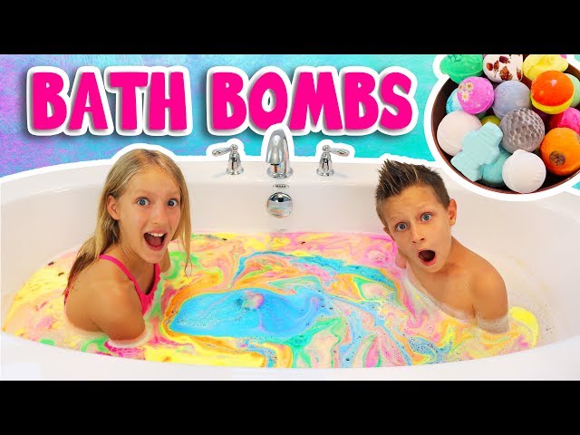 BATH BOMB CHALLENGE!!!!