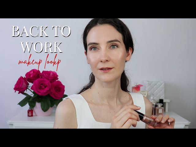 How I get glowing skin BACK TO WORK everyday makeup look | Chatty & Friendly GRWM