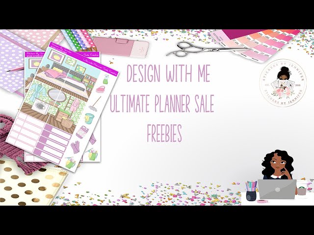 Design With Me A Freebie Sticker Sheet For The Ultimate Planner Sale