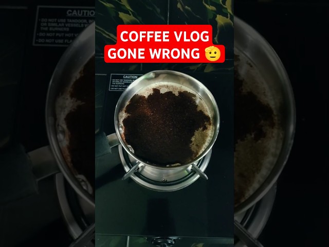 Coffee Vlog Gone Wrong 🏃💨 | 29/01/25 Daily Vlog |#shorts #telugu #telugushorts