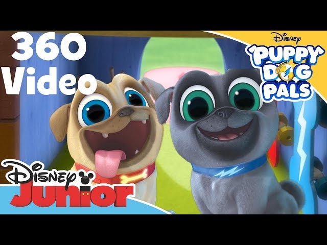 Puppy Dog Pals | 360 Game - Bingo & Rolly's Dog House 🐶 | Disney Junior UK